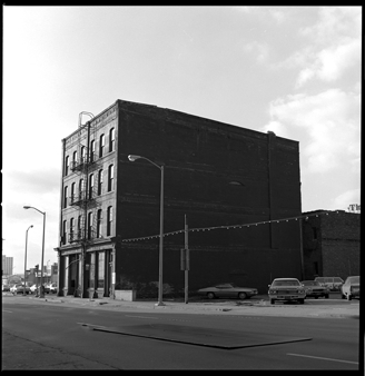 Building with fire escape