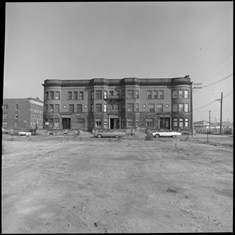 Abandoned rowhouses
