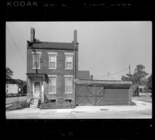 Brick house in Corktown neighborhood