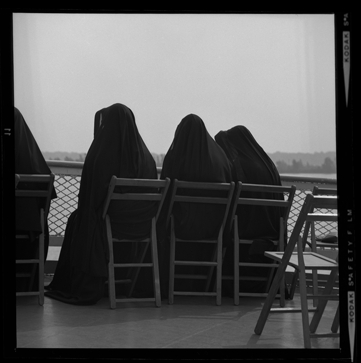 Nuns on Bob-Lo ferry deck