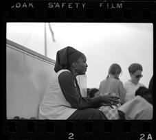 Woman on Bob-Lo ferry