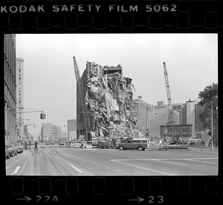 Demolished building