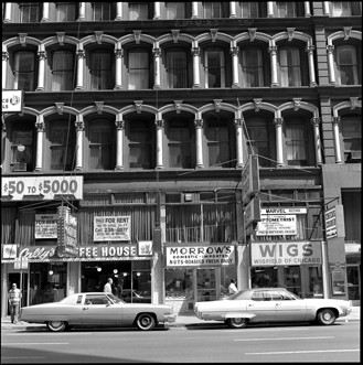 Businesses in commercial building