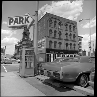 Foster's Lounge and phone booth