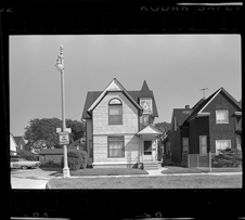 Wooden-frame house