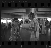 Couple dancing on deck of Bob-Lo ferry