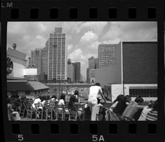 Passengers on Bob-Lo ferry, docked at Detroit