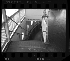 Stairway to lower deck of Bob-Lo ferry