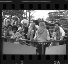 Children and teenagers waiting in line for ride, Bob-Lo Amusement Park