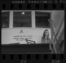 Woman on Bob-Lo ferry