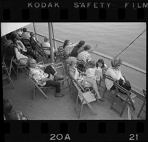 Passengers on deck of Bob-Lo ferry