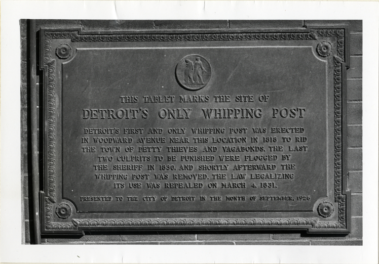 Only the Instrument of the Law”: Baltimore's Whipping Post