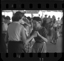 Two women dancing on Bob-Lo ferry