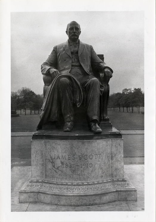 James Scott statue, Belle Isle