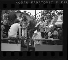 Children and teenagers waiting in line for ride, Bob-Lo Amusement Park