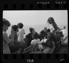 Teenagers on deck of Bob-Lo ferry