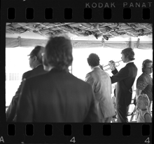 Musician on Bob-Lo ferry
