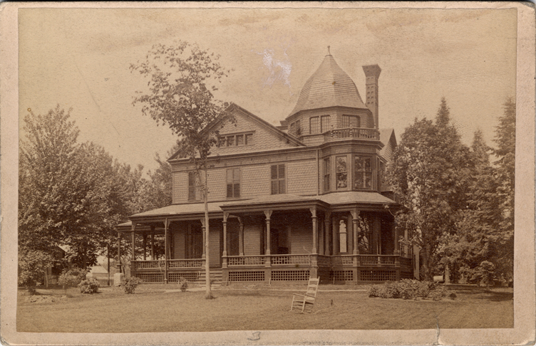 William A. McGraw house in Grosse Pointe, in 1886
