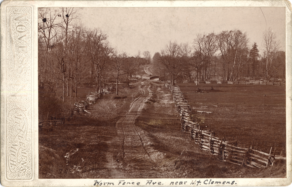 Worm Fence Avenue in Mount Clemens, Michigan