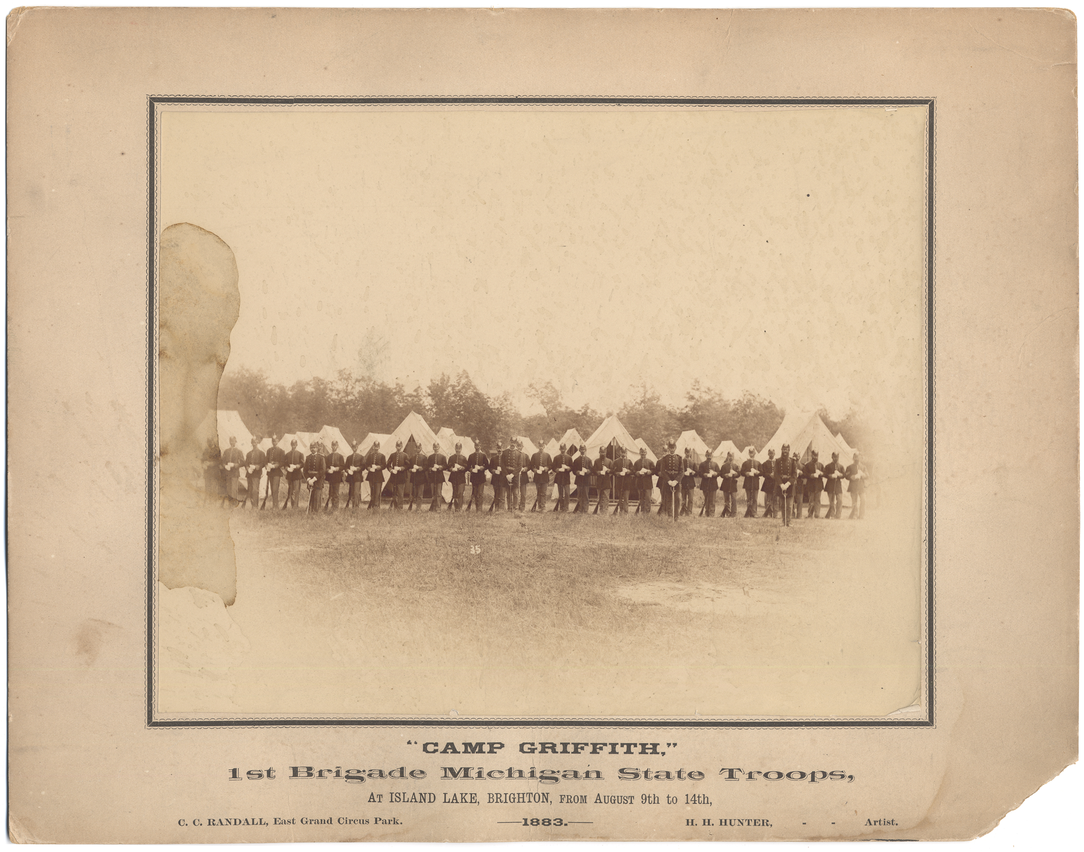 First Brigade on parade