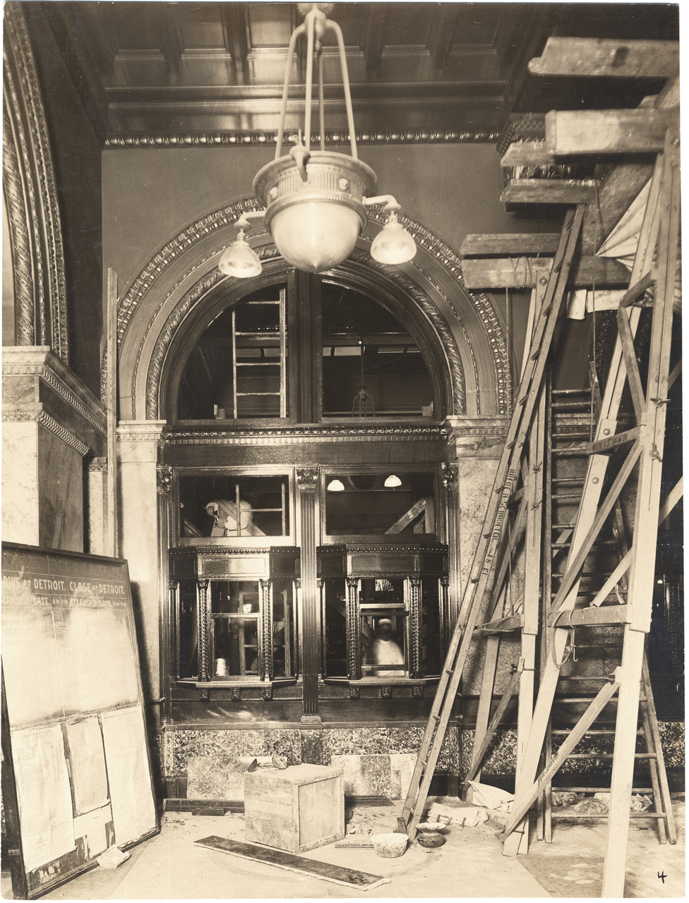 Interior detail of U.S. Post Office