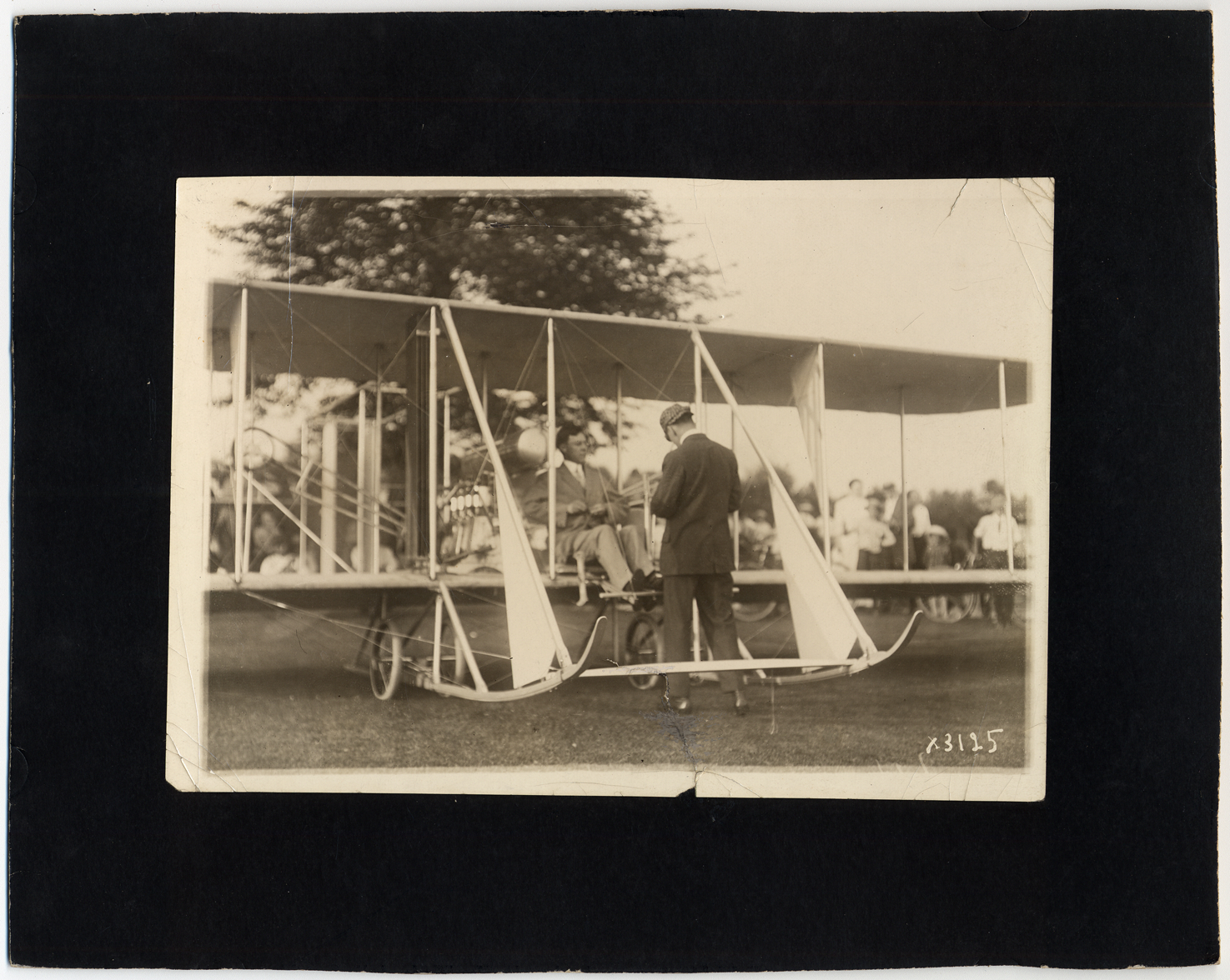 Wright biplane