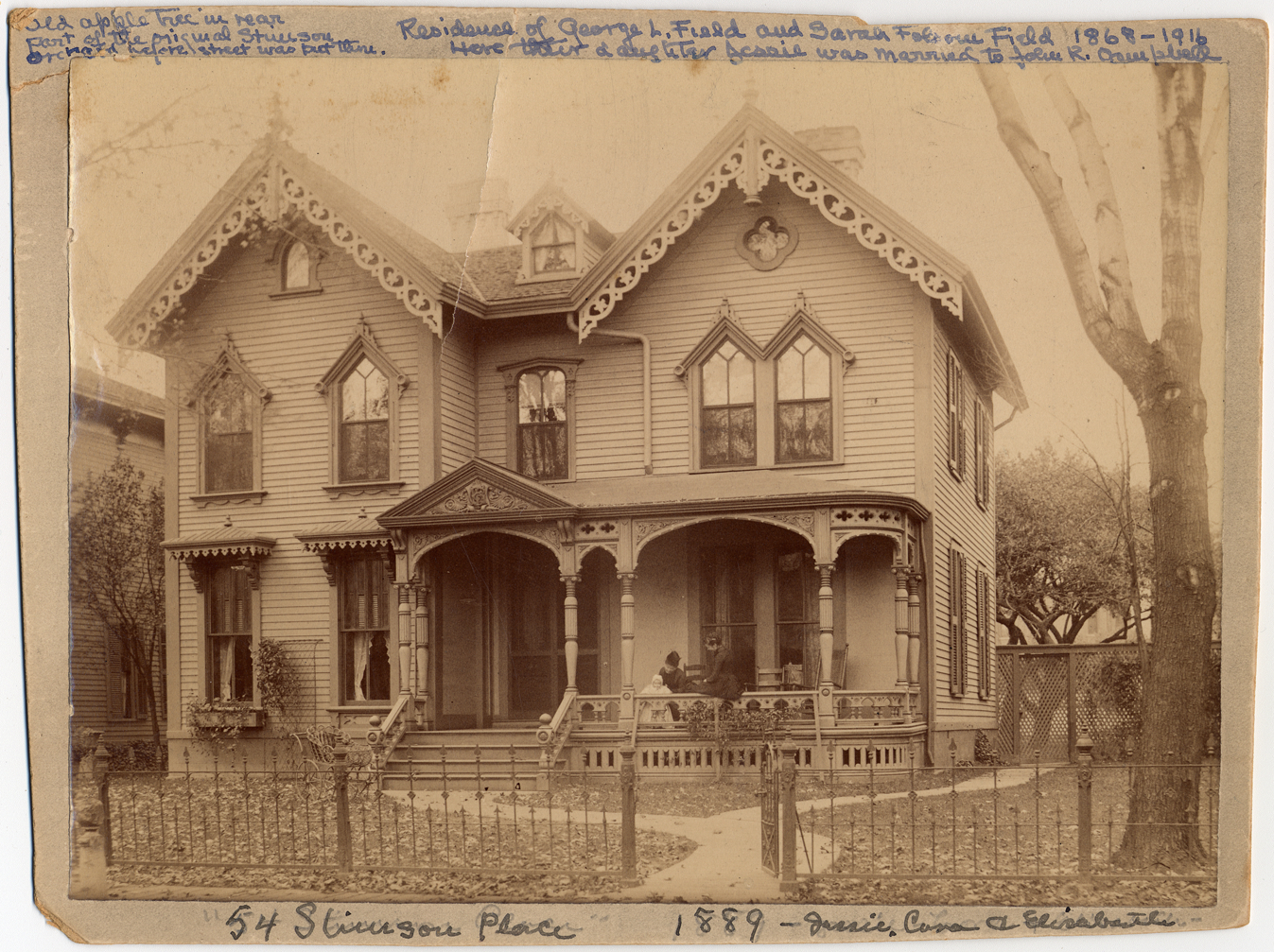 Exterior of George L. Field residence