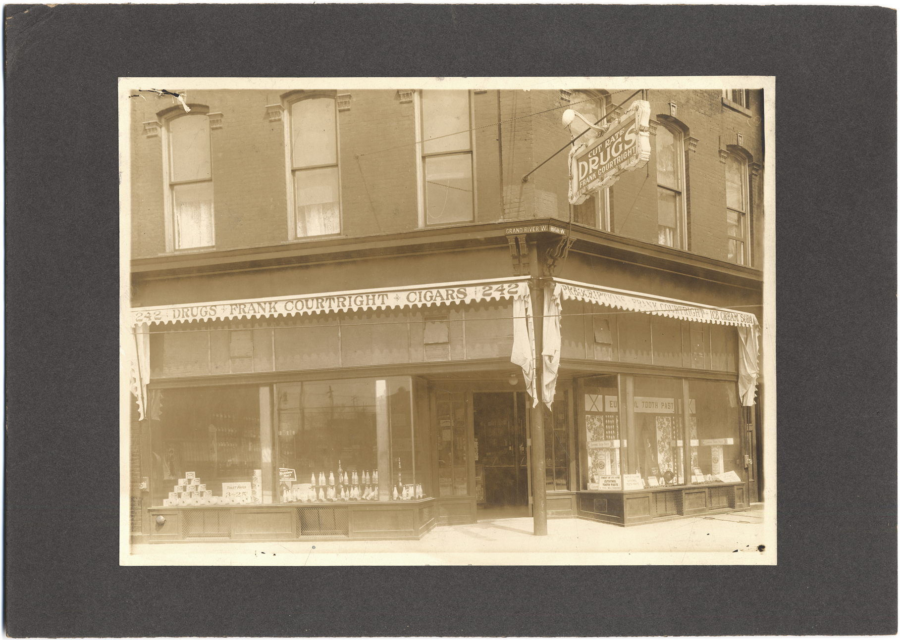 Frank Courtright's drug store