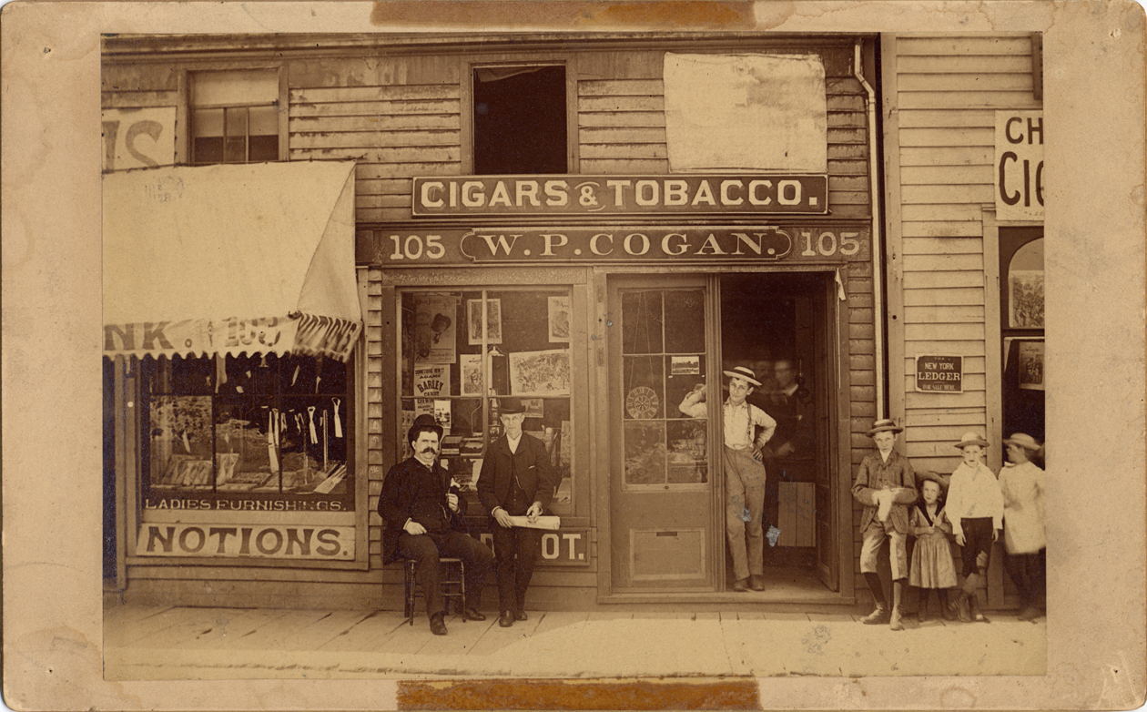 Cogan's cigar store exterior