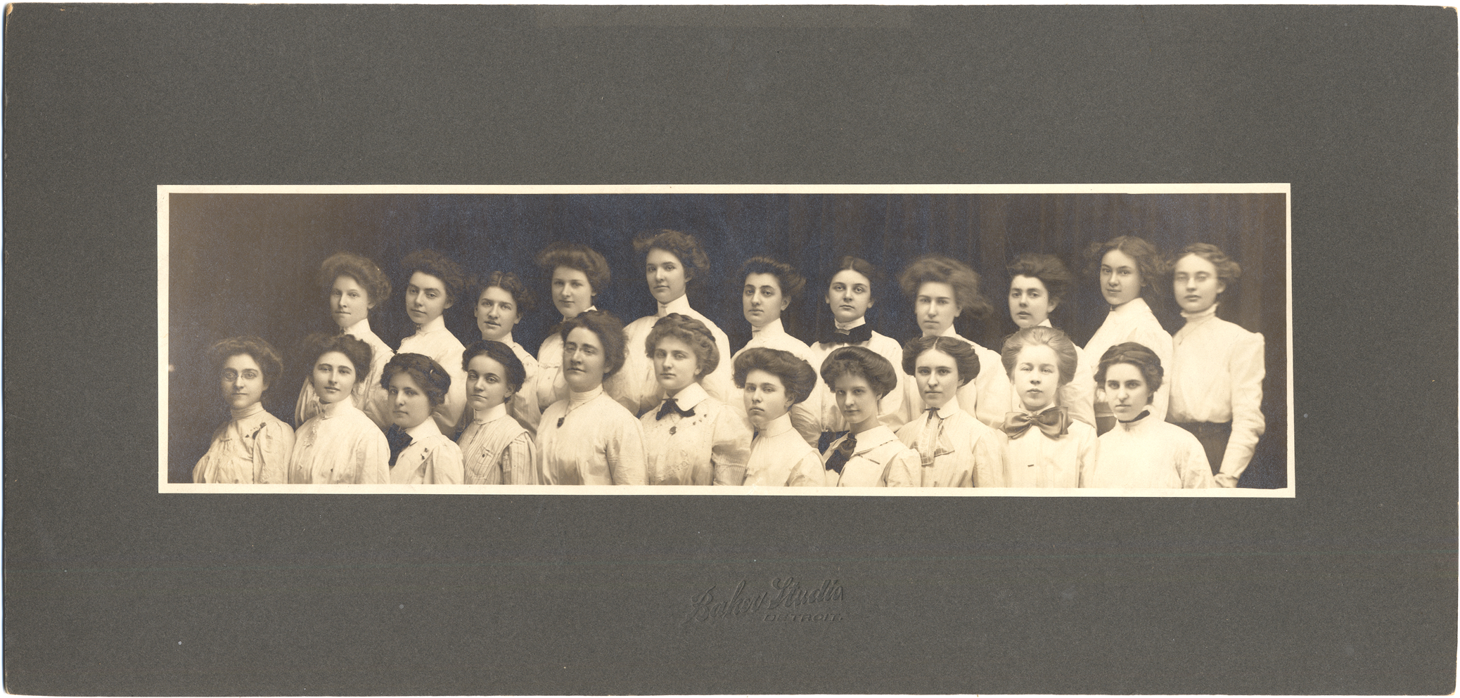 Students from Detroit Normal Training School
