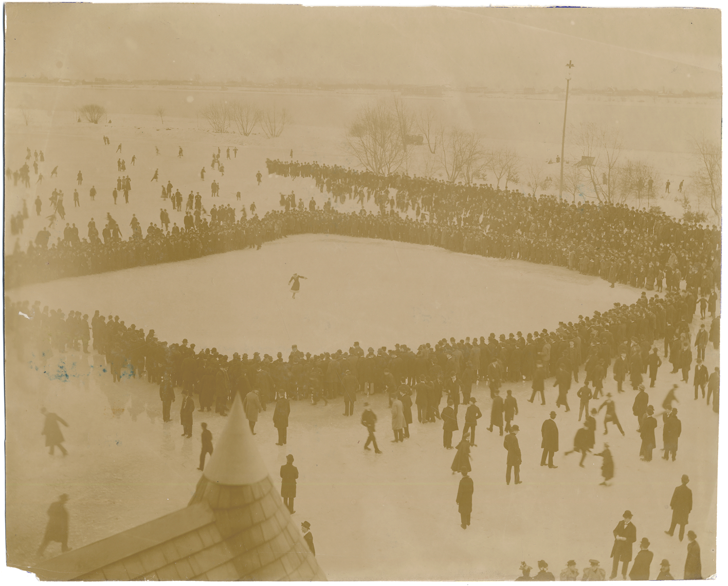 Skating competition at Belle Isle skating pavilion