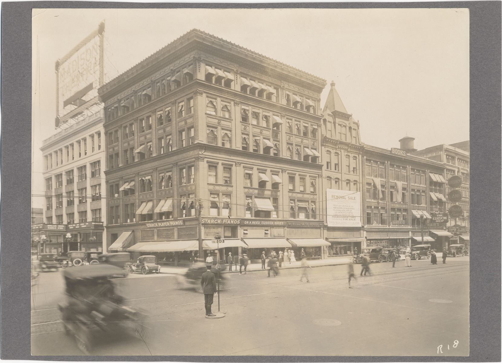 Buildings at Woodward and Witherell, 1917