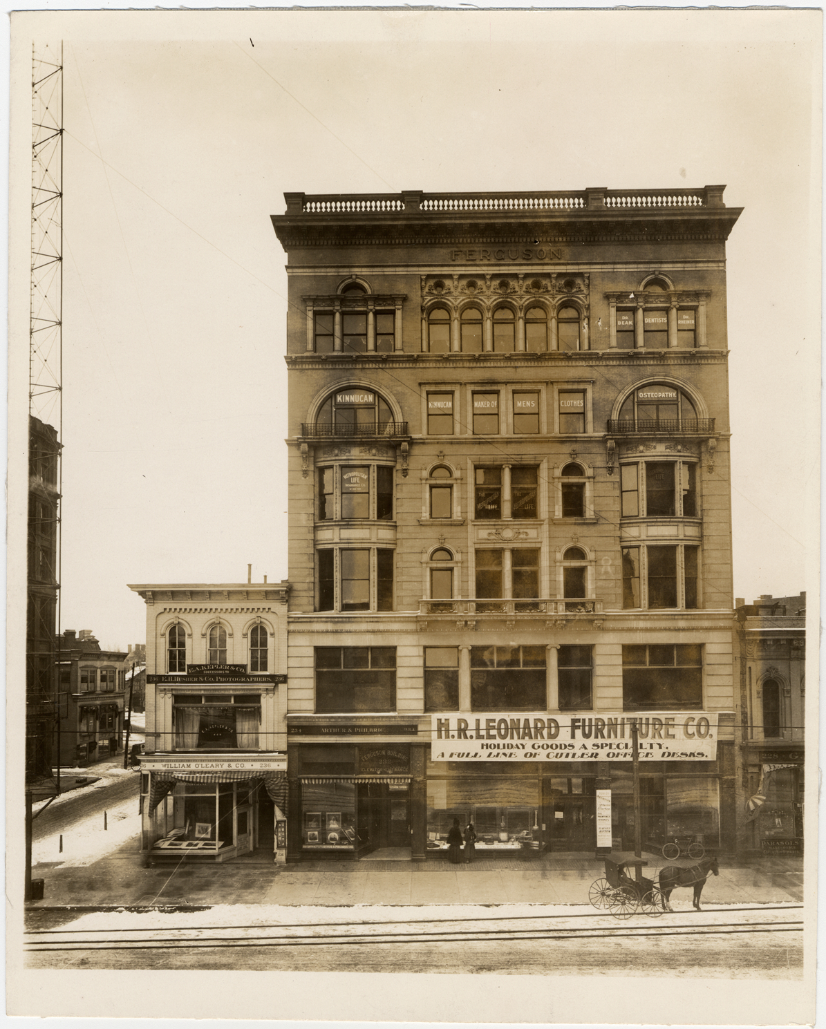 Buildings on Woodward Avenue and John R