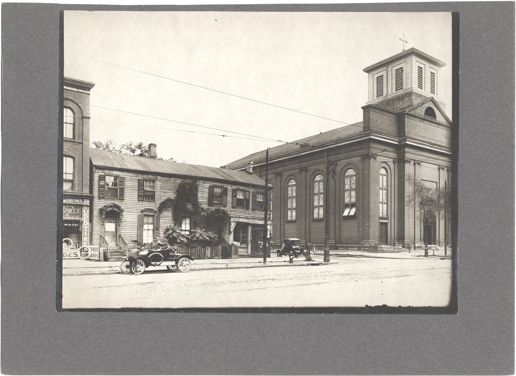 Buildings at Jefferson and St. Antoine
