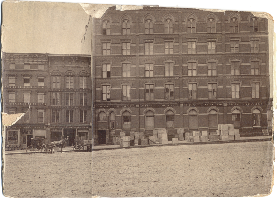 Buildings on Woodward, c.1880