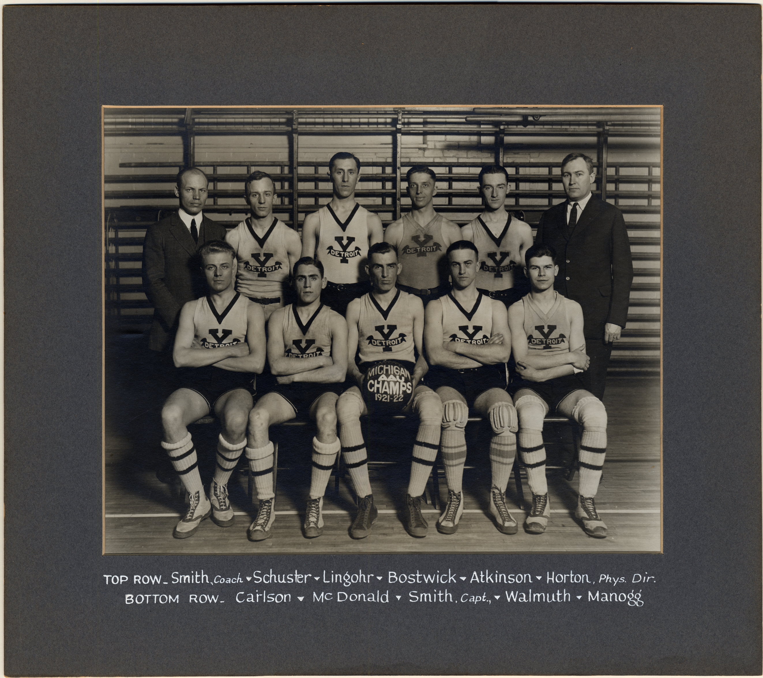 Y.M.C.A. basketball team