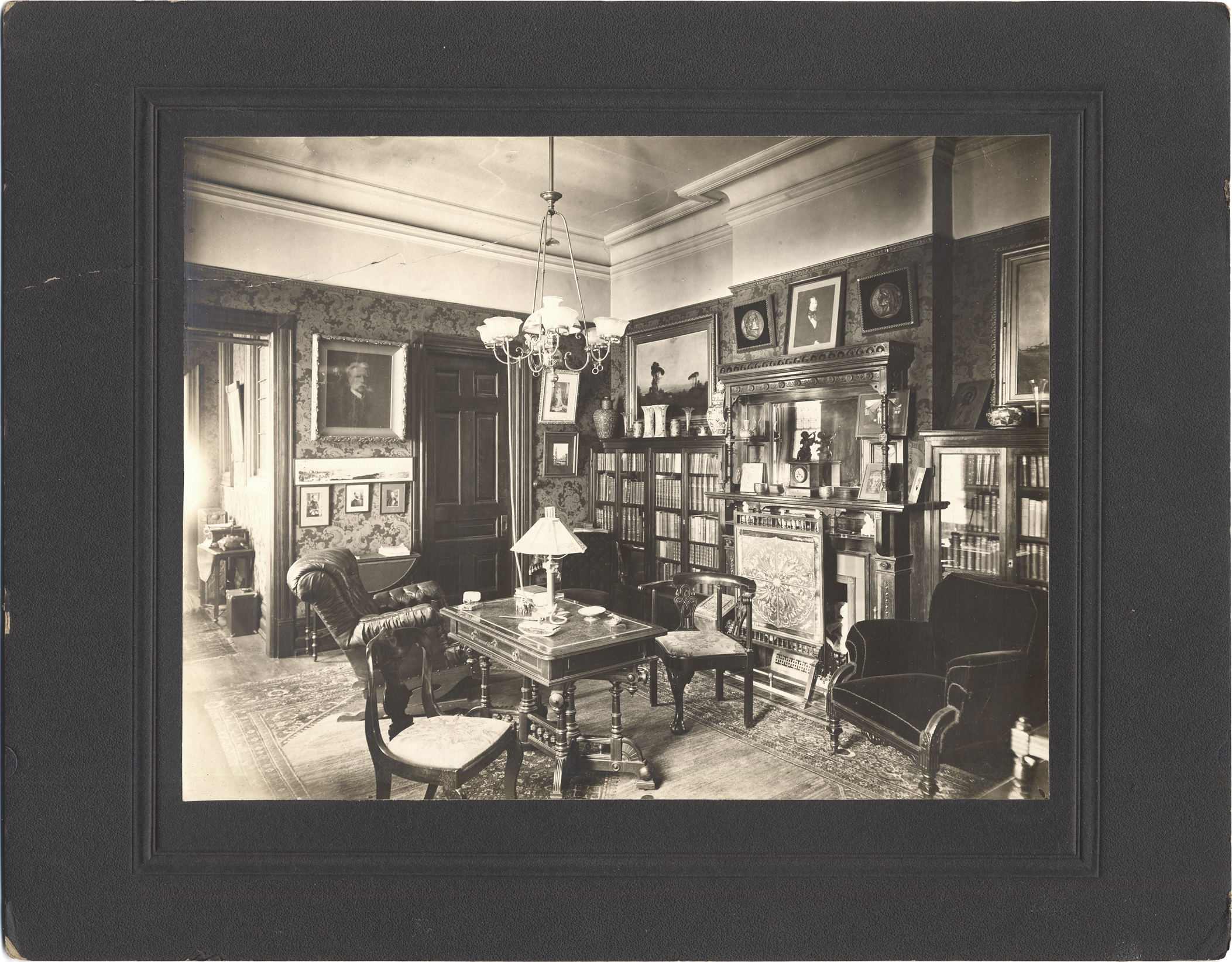 Interior of Richard Storrs Willis residence