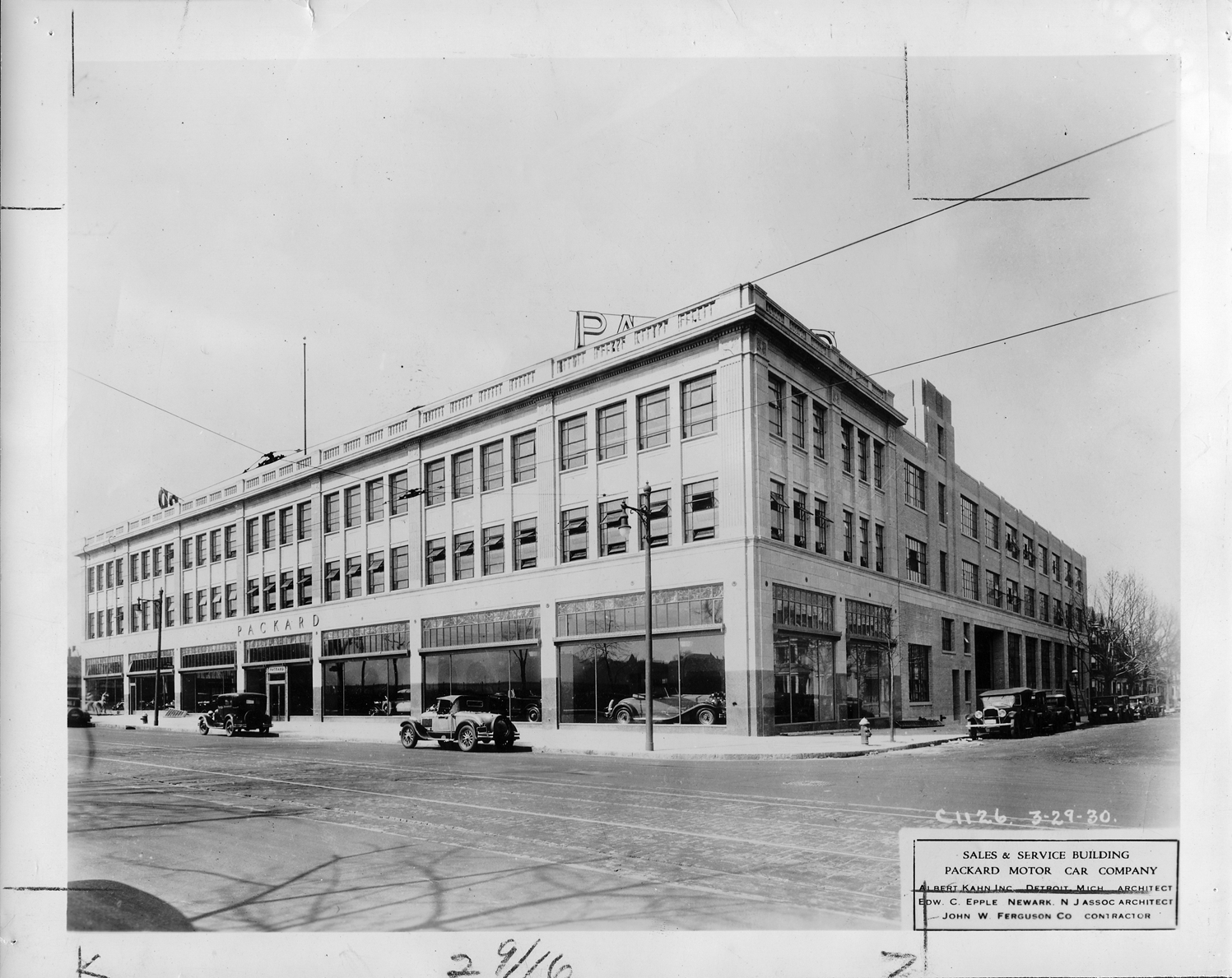 Packard Dealership Newark New Jersey 1930 Dpl Dams