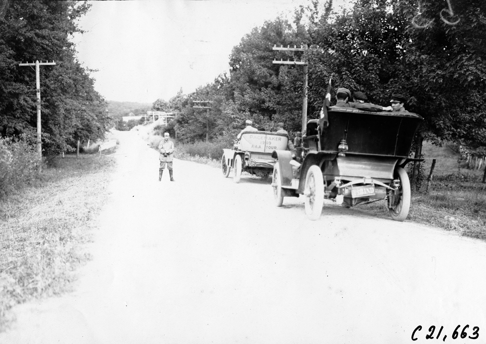 Chairman Hower in 1909 Glidden Tour