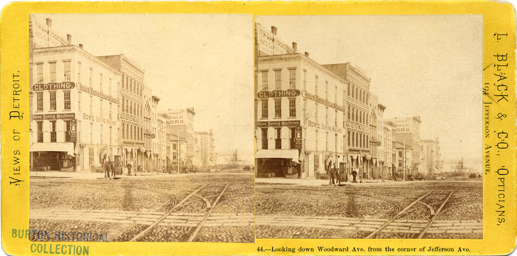 Woodward Avenue near the Detroit River
