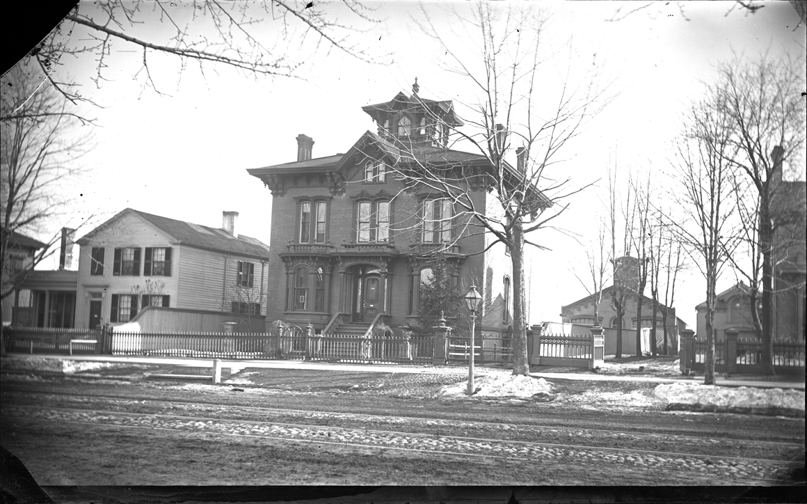 Brick house on Jefferson Avenue