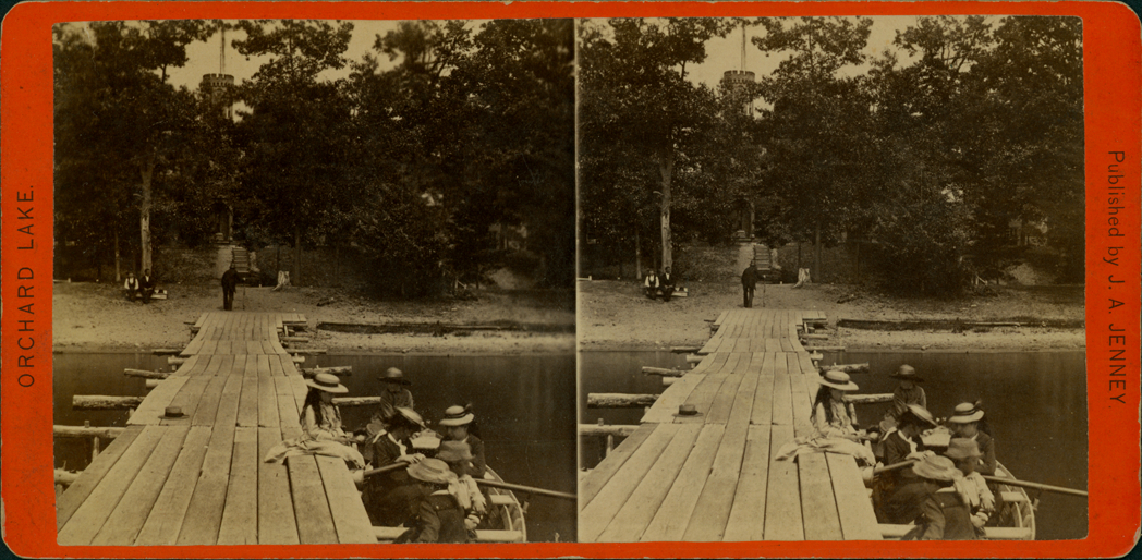 Children in boat at dock