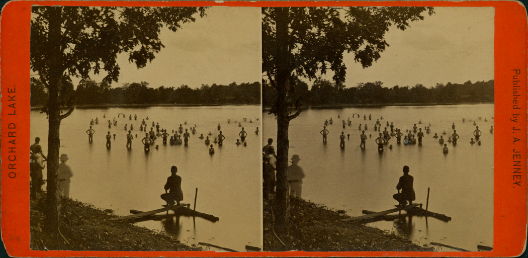 Bathers in Orchard Lake