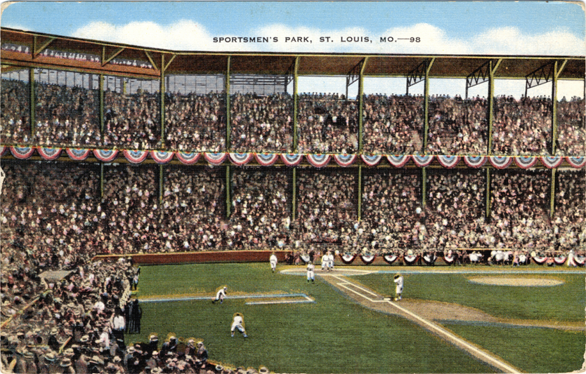 Baseball game at Sportsman's Park