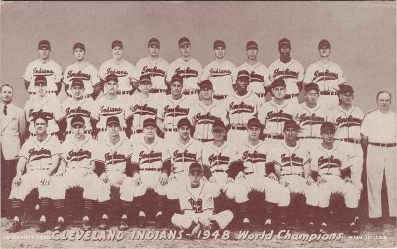 1948 Cleveland Indians Champions MLB World Series