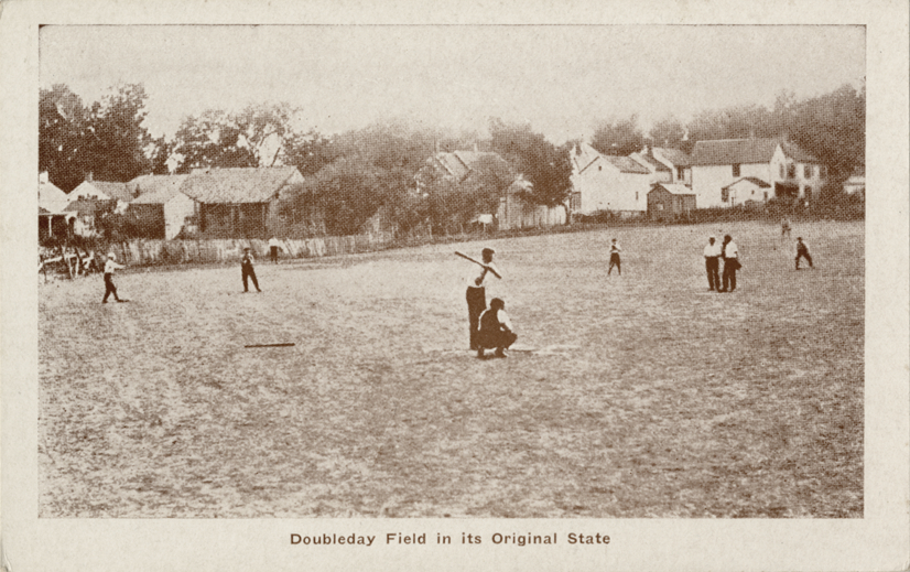 Baseball game at Doubleday Field