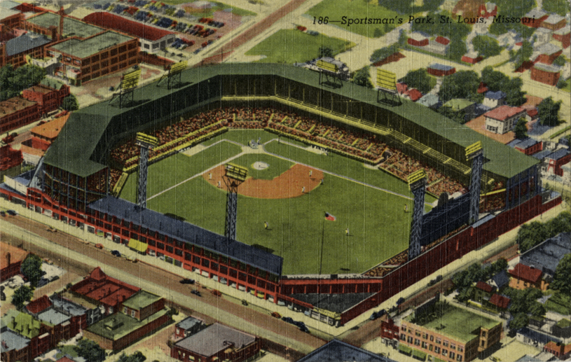 Aerial view of Sportsman's Park