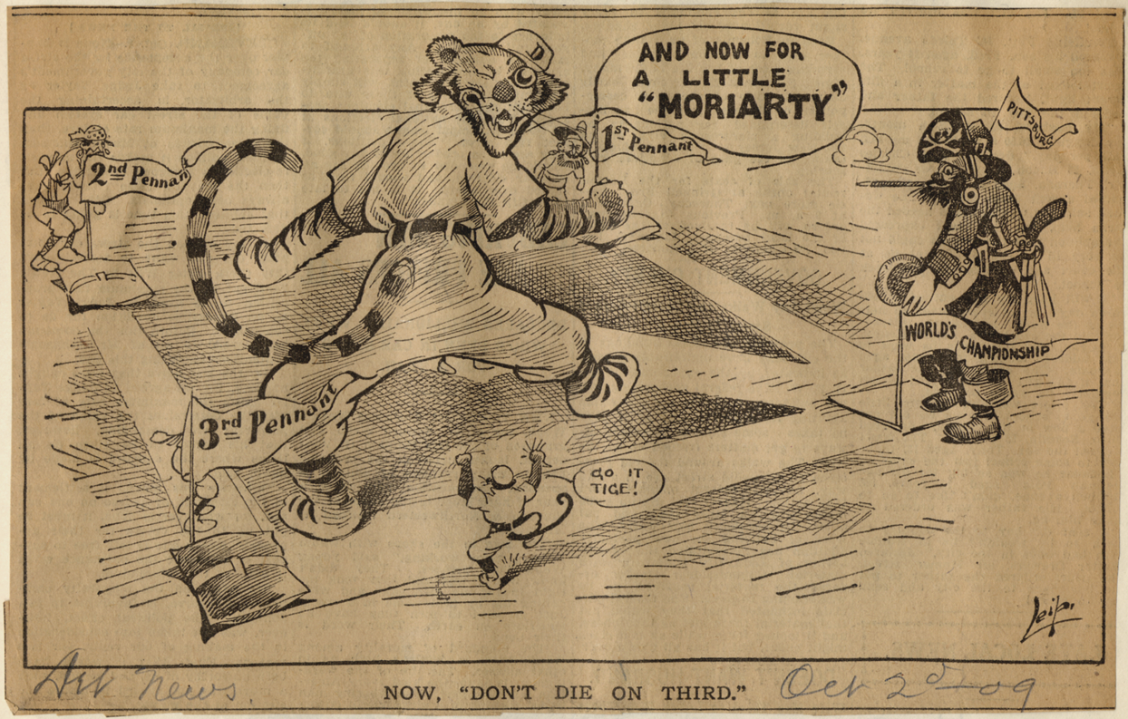 Baseball cartoon