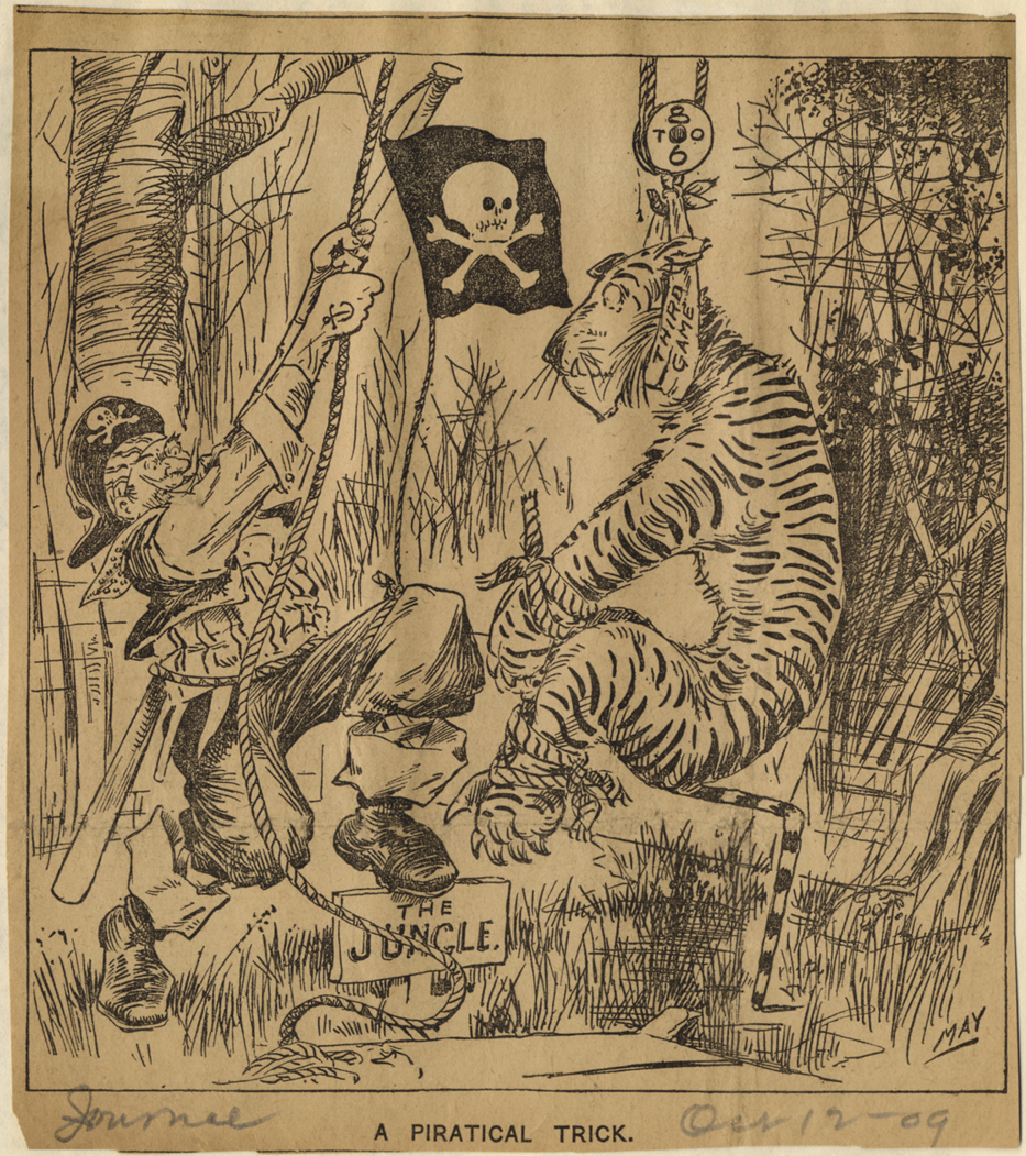 Baseball cartoon