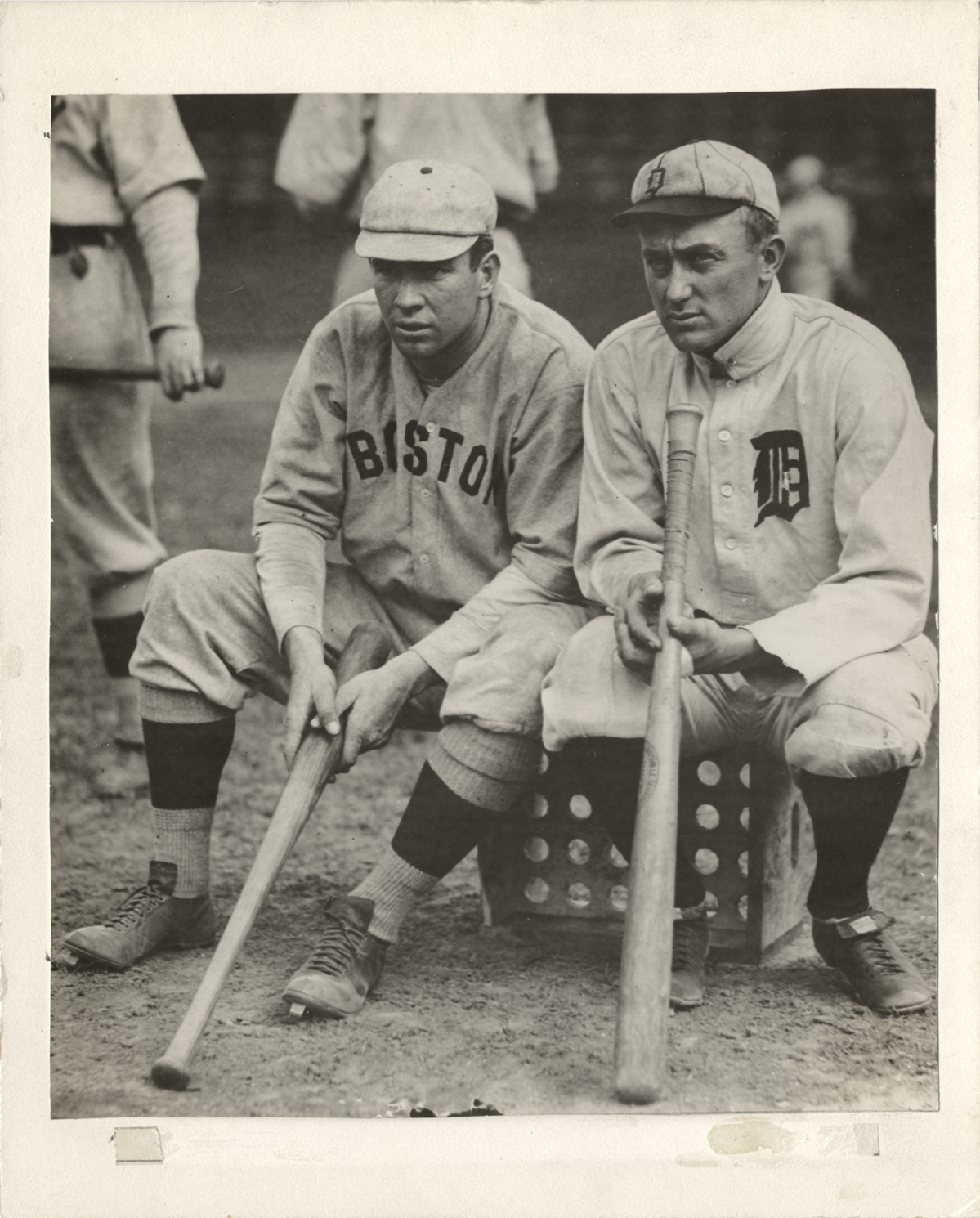 1947 Ty Cobb Tris Speaker Old Timers Game Type I Photograph